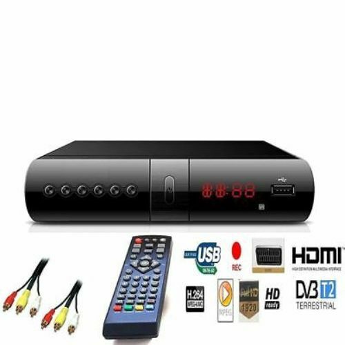 Decoder Digitale Terrestre Ricevitore Dvb-T2 Hd Scart Usb Hdmi Hlw-6364 linq