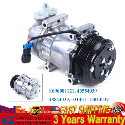 For F69-6003-122 A/C Compressor w/Clutch for Kenworth Peterbilt W900/T800 SD7H15
