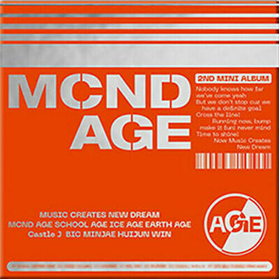 MCND [MCND AGE] 2nd Mini Album HIT CD+Foto Buch+Sticker+B.Mark+Karte+F.Poster