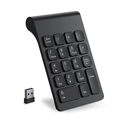 cimetech Wireless Numeric Keypad 2.4G Portable Wireless Numb