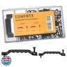 ComfrtX 60 Pack Sawtooth Picture Hangers – Small and Heavy-Duty Wall Hanging Kit, 2 Sizes for Photo Frames, Art, Paintings, Canvas Hooks, and Picture Hanging Hardware