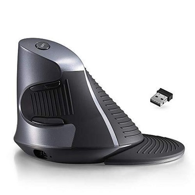 2.4g Rechargeable Vertical Mouse With Usb Rece...