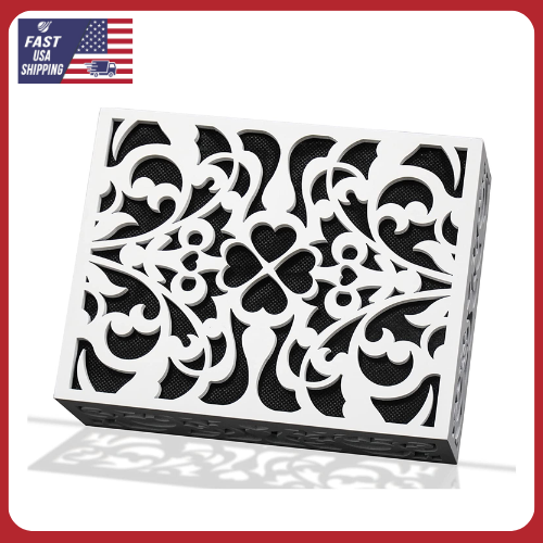 Doorbell Chime Cover Box Only White Door Bell Covers for Wall Wood Piano Pain