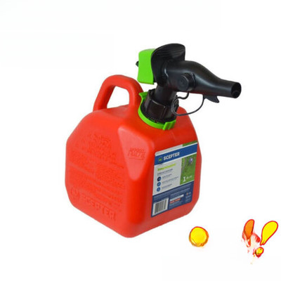 1 Gal Smart Control Handle Gas Can Fuel Container for Small Gas Power Equipment