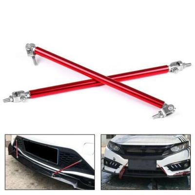  Adjust Front Bumper Lip Splitter Spoiler Strut Rod Tie Support Bar 200mm2pcs