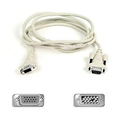 Belkin Pro Series 6' 1.8M F2N025-XX PC Monitor Cable VGA HDDB15M / HDDB15F 
