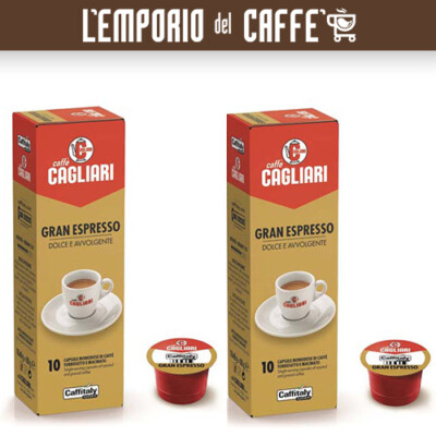 Caffè Caffe Caffitaly Cagliari Grand Espresso 100 Capsule Cialde -100% Originale