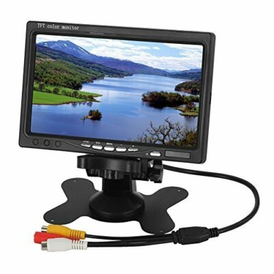 12V-24V 7'' TFT LCD Screen Color Car Monitor for Car Backup Camera, DVD, VCD