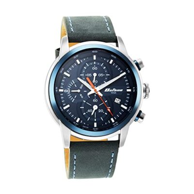 Pre-owned Titan Analog Blue Dial Men's Watch-90086kl01