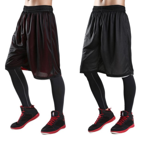 Basketball Hose Shorts kurz Herren Sporthose Reversible Wendehose M L XL XXL