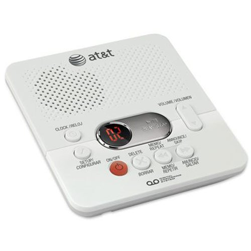 AT&T 1740 Digital Answering Machine System 60 Min Remote Access Telephone