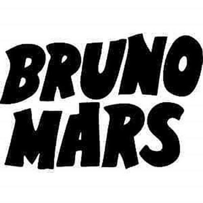 Bruno Mars Decal Window Car Laptop tumbler Wall