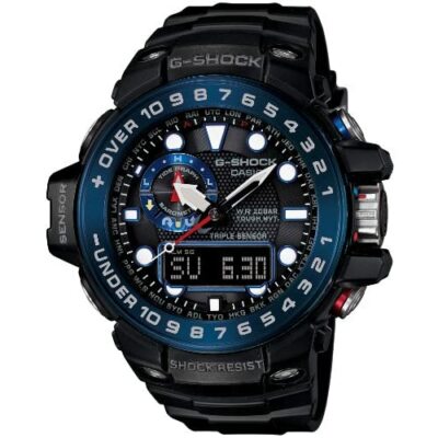 Pre-owned Casio G-shock Watch Gulfmaster Gwn-1000b-1bjf Japan Model Gwn-1000b-1b