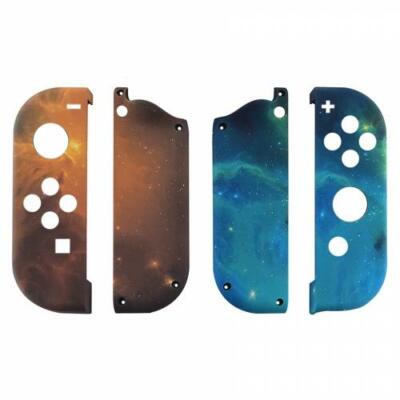 Nintendo Switch Joy-Con Blue & Orange Galaxy Shell | eBay