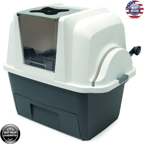 Automatic Pan Lid Cover Multiple Kitty Clumping New