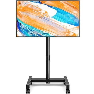 , Portable Tv Stand For 13-50 Inch Flat Screen Curved Tv, Po