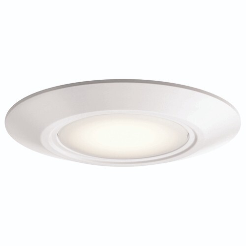 Kichler Horizon 1-Light 6.5-in White LED Flush Mount Light E