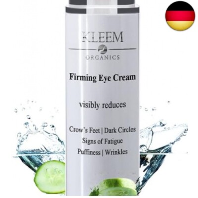 Kleem Organics Anti Aging Augencreme Gegen Falten und Augenringe Entfernen -