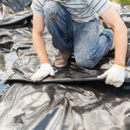 Vapor Barrier Supply - Poly Cover Black Vapor Barrier Plastic Sheeting - 4 Mil