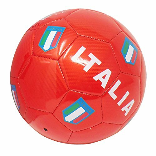 Pallone Palla Da Calcio Football Misure E Peso Ufficiali Italia Rosso moc