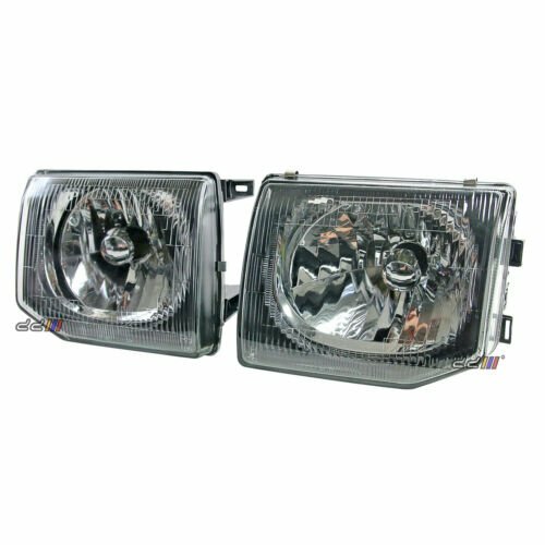 Crystal Headlights Lamp For Mitsubishi Pajero NH NJ NK NL V32 V33 V34 91-99