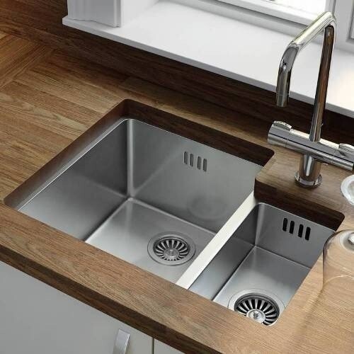 New Kitchen Sink Wren Astracast Foss 1.5 Bowl Brushed Steel Under
