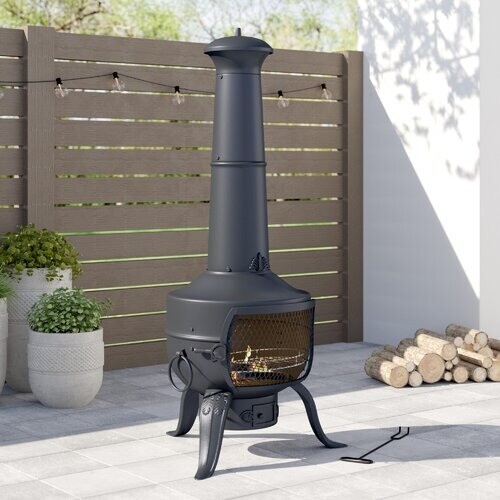 Extra Large chiminea. Log wood burner. Fire pit. Patio heater. Brand