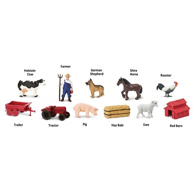 Внизу на ферме Toob Mini Figures Safari Ltd НОВЫЕ игрушки Развивающие фигурки