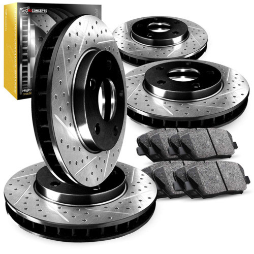 For Nissan 300ZX 89-96 R1 Concepts Drilled & Slotted Front Brake