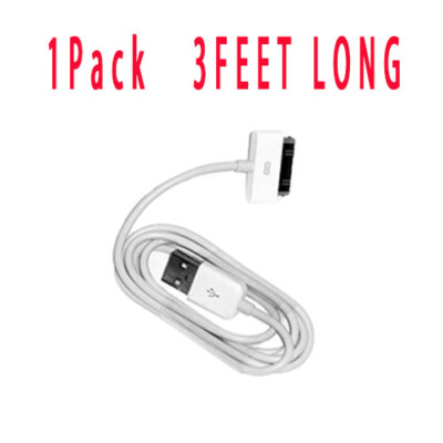 3X 3FT 30 pin USB Charging Data Cable Cord for iPad 1/2/3 iPod Nano 1-6 