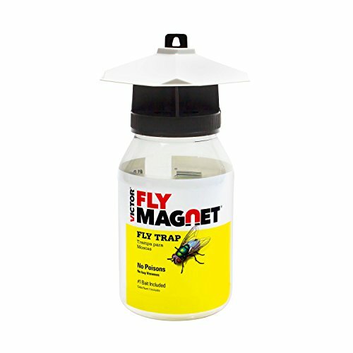 Victor M380 Fly Magnet Reusable Trap with Bait 1 Pack
