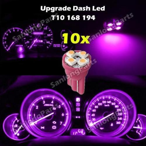 Uxcell 12pcs T3 White LED Dashboard Lights - 12V Car Interior Bulbs, 8mm Base, Replacement Panel Lights