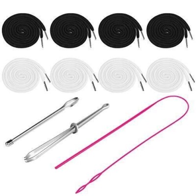 Minired 8PCS Drawstring Cords Replacement Drawstrings for Sweatpants Shorts wit
