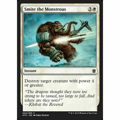 4 Smite the Monstrous 4x x4 - NM/LP - Khans of Tarkir - SPARROW MAGIC - mtg - 