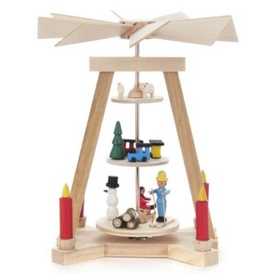 Miniature 3 Level - Snowman German Pyramid