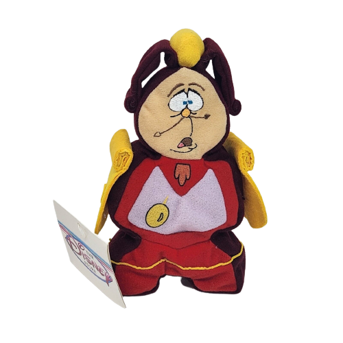 DISNEY STORE BEAUTY AND THE BEAST CLOCK COGSWORTH STUFFED ANIMAL PLUSH W TAG