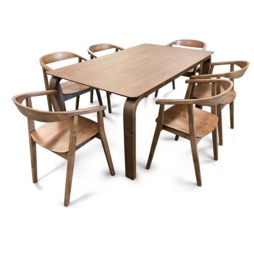 Scandinavian Rubberwood Dining Furniture Sets for sale eBay