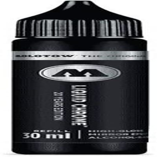Molotow Liquid Chrome Alcohol-Based Refill, 1.01 Fl Oz (Pack of 1),