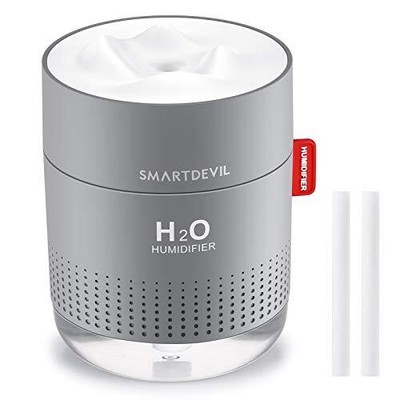 Small Humidifiers, 500ml Desk Humidifiers, Whisper-Quiet Operation, Night Lig...