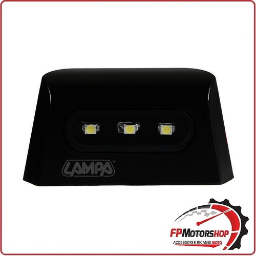 90586 A-ION LUCE TARGA A 3 LED SMD BIANCO 12V UNIVERSALE PER MOTO OMOLOGATO