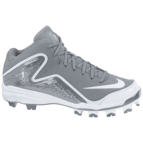 Nike Alpha Huarache 3 Mid Navy Blue Baseball Cleats Men's