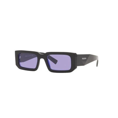 Prada PR17WS 16K40J BRAND NEW Sunglasses Black Violet Rectangle Unisex Prada | Accessories | New Pradapr7ws 16k4j Black Violet  main image 3