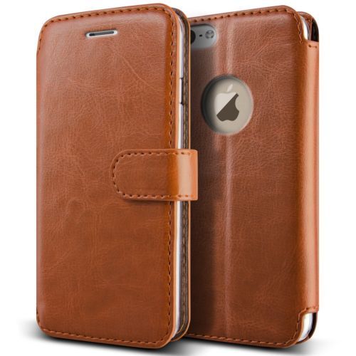 Funda Cartera Marrón para iPhone 6