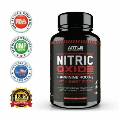 Nitric Oxide L-Arginine Pre Workout+Testosterone Booster,Multivitamin Men,Test