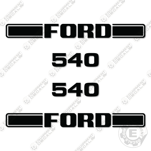 Fits Ford 540 Decal Kit Tractor - 7 YEAR OUTDOOR 3M VINYL!