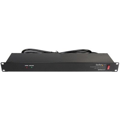 Startech Rackmount PDU with 8 Outlets with Surge Protection - 19in Power Distrib