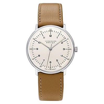 Junghans Max Bill Hand-Wound Unisex Watch 027/3701.02 Sapphire Glass 34mm New Jp