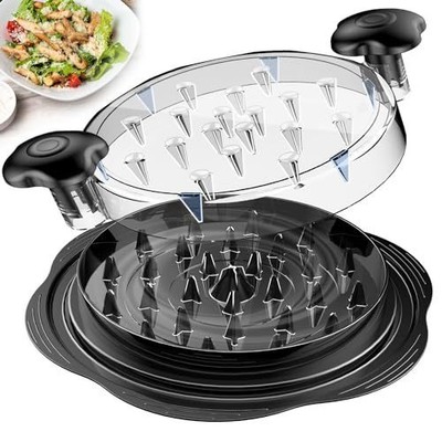 Chicken Shredder Large w/ Brush&Fork Visible Chicken Breast Shredder Tool Twist