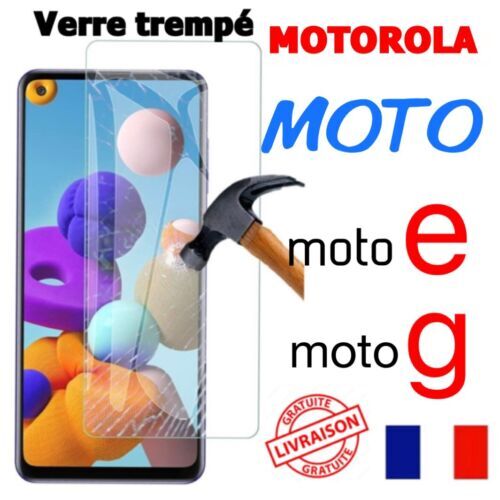 Vitre Verre Trempe Film Protection Ã©Cran Motorola Moto E13 E22i E32 G13 G22 G53