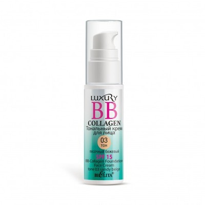 Belita Vitex Luxury BB-Collagen foundation face cream tone 03 sand beige 25 ml